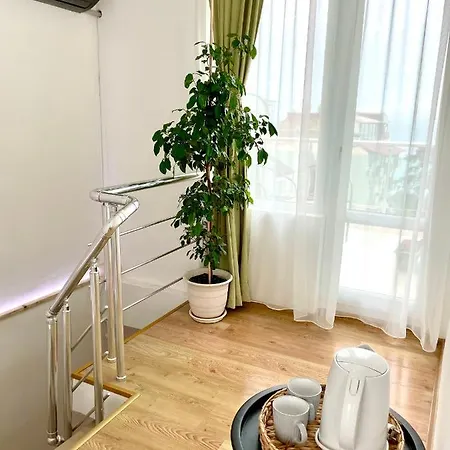 Penthouse Panorama Sea View Apt. Lägenhet Pomorie
